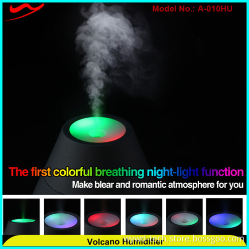 Volcano Humidifier/USB mini promoting premium innovative led diffuser